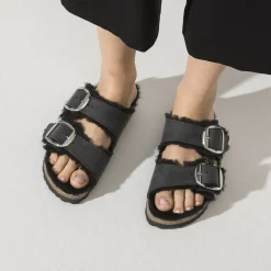 Birkenstock Arizona Big Buckle Shearling<Women Two-Strap Sandals