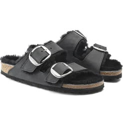 Birkenstock Arizona Big Buckle Shearling<Women Two-Strap Sandals