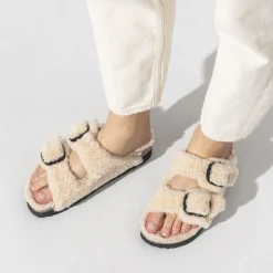 Birkenstock Arizona Big Buckle Shearling<Women Two-Strap Sandals